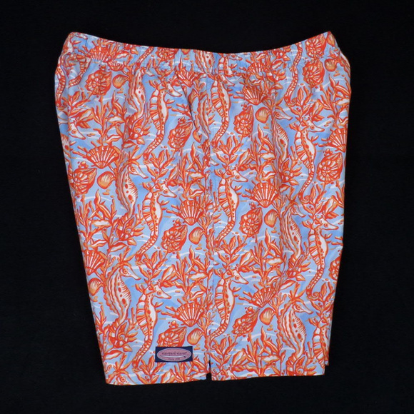 Vineyard Vines Chappy Trunks XL Seahorse Swim Suit - Picture 3 of 8